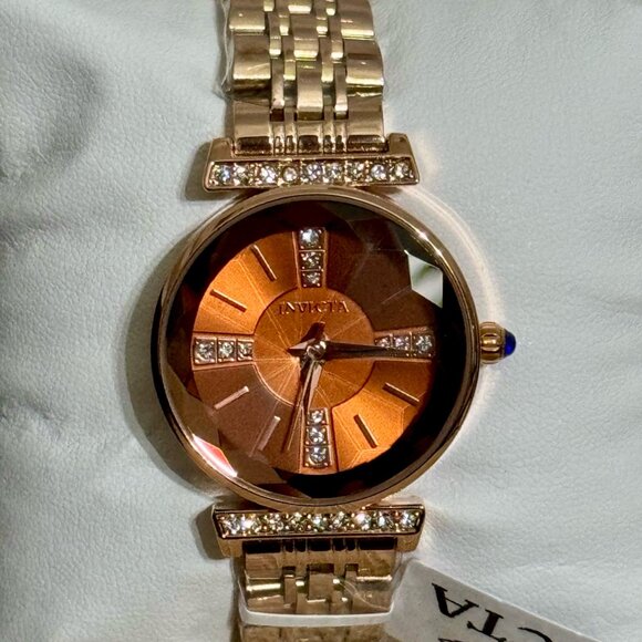 Invicta Women\'s Rose Gold Watch with Crystal Accents Invicta Wildflower Women main image 3